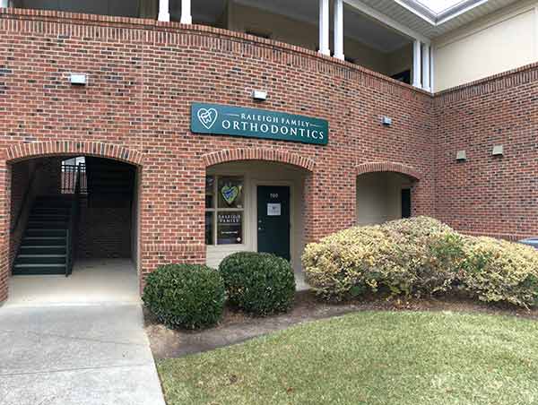 Raleigh Family Orthodontics's office building.